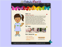 Tablet Screenshot of craniokids.org